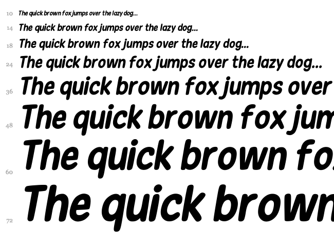 New Era Casual font waterfall